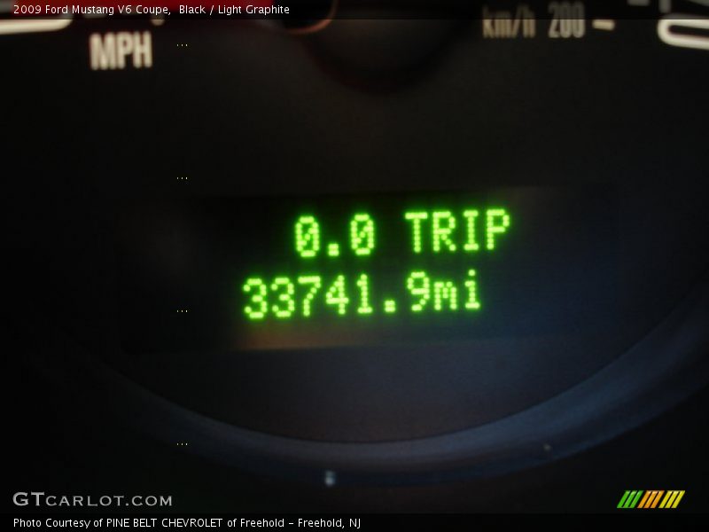 Black / Light Graphite 2009 Ford Mustang V6 Coupe