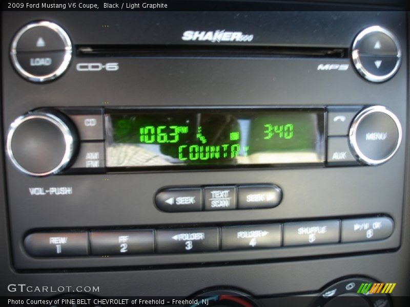 Black / Light Graphite 2009 Ford Mustang V6 Coupe