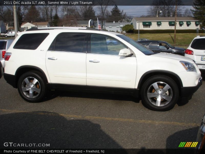 Summit White / Light Titanium 2011 GMC Acadia SLT AWD