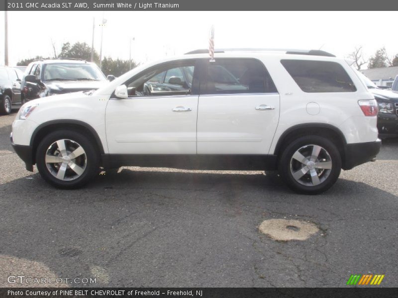 Summit White / Light Titanium 2011 GMC Acadia SLT AWD