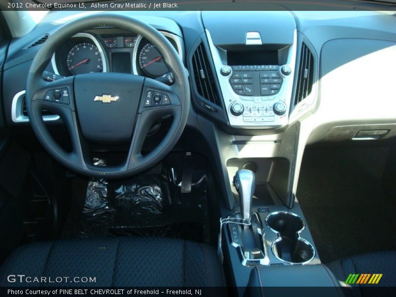 Ashen Gray Metallic / Jet Black 2012 Chevrolet Equinox LS