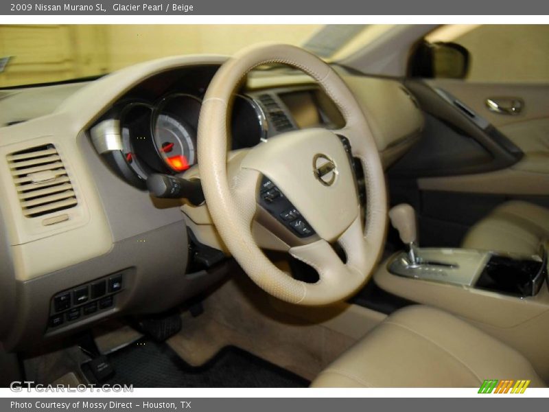 Glacier Pearl / Beige 2009 Nissan Murano SL