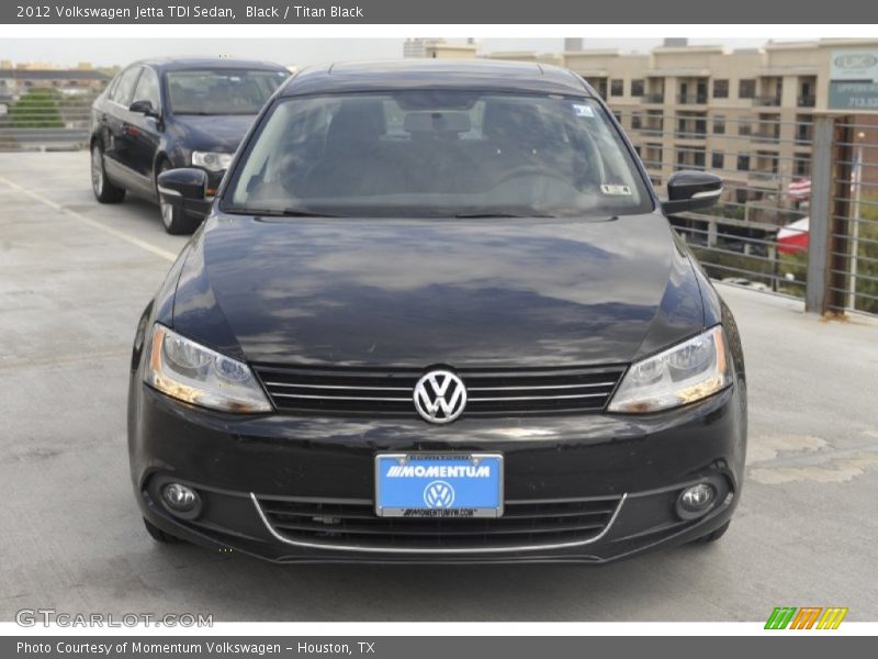 Black / Titan Black 2012 Volkswagen Jetta TDI Sedan