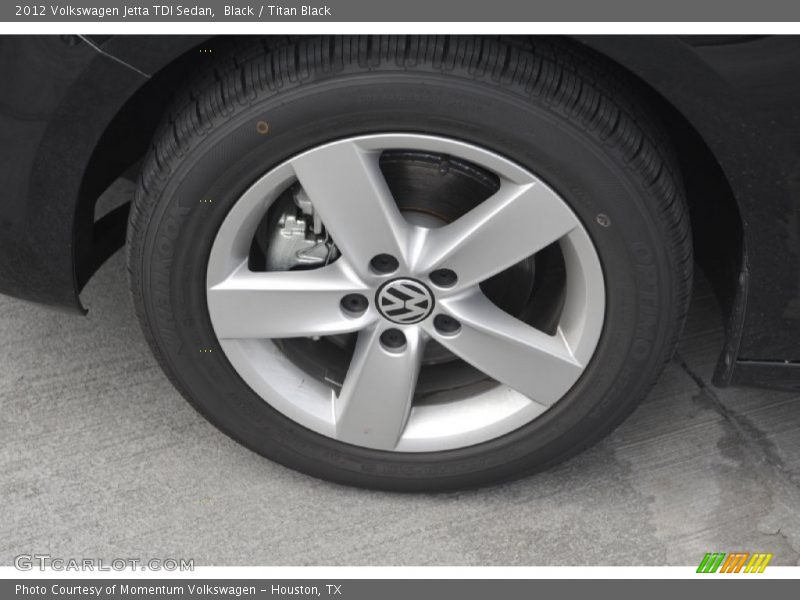 Black / Titan Black 2012 Volkswagen Jetta TDI Sedan