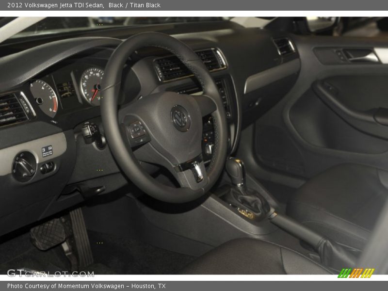 Black / Titan Black 2012 Volkswagen Jetta TDI Sedan