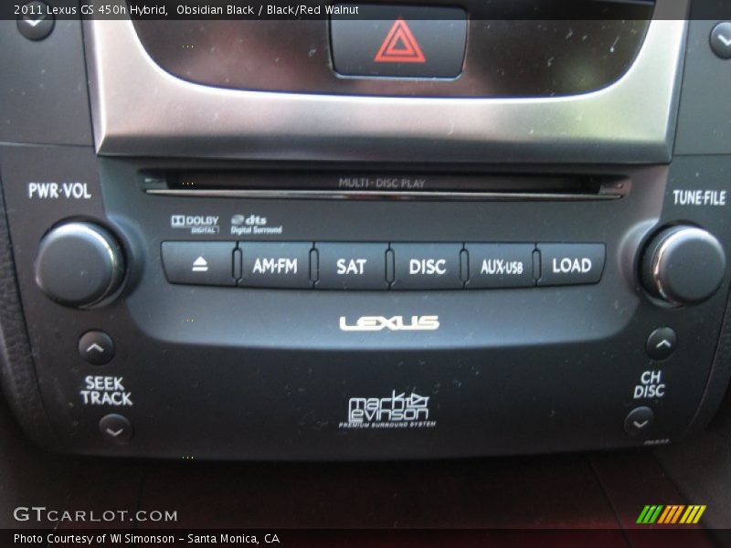 Audio System of 2011 GS 450h Hybrid