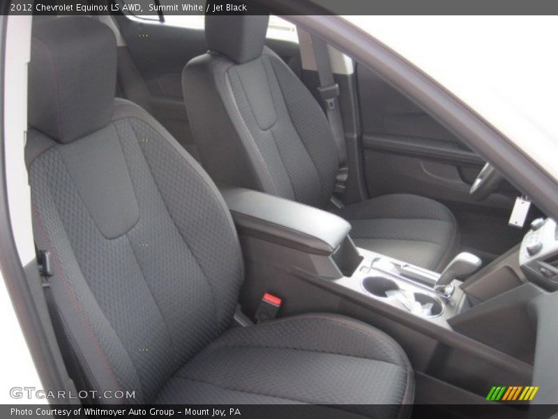 Summit White / Jet Black 2012 Chevrolet Equinox LS AWD