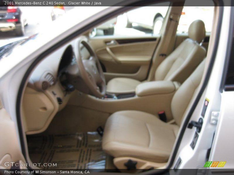 Glacier White / Java 2001 Mercedes-Benz C 240 Sedan