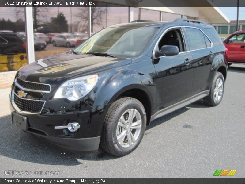 Black / Jet Black 2012 Chevrolet Equinox LT AWD