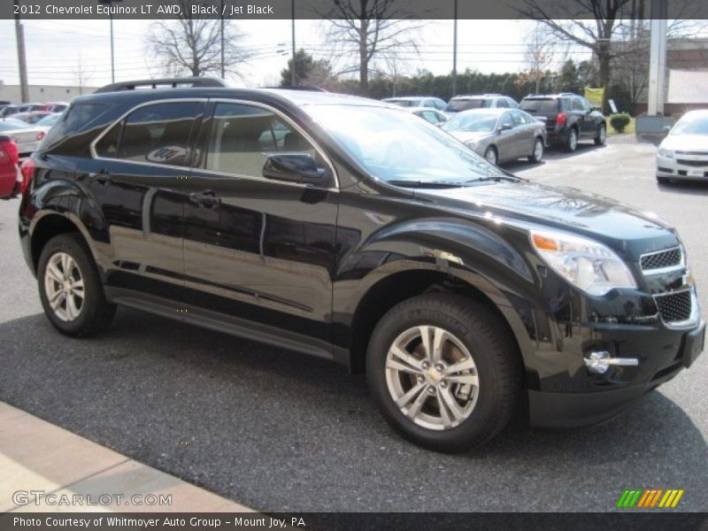Black / Jet Black 2012 Chevrolet Equinox LT AWD