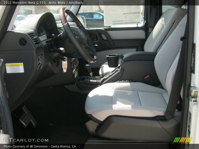  2012 G 550 Ash/Black Interior