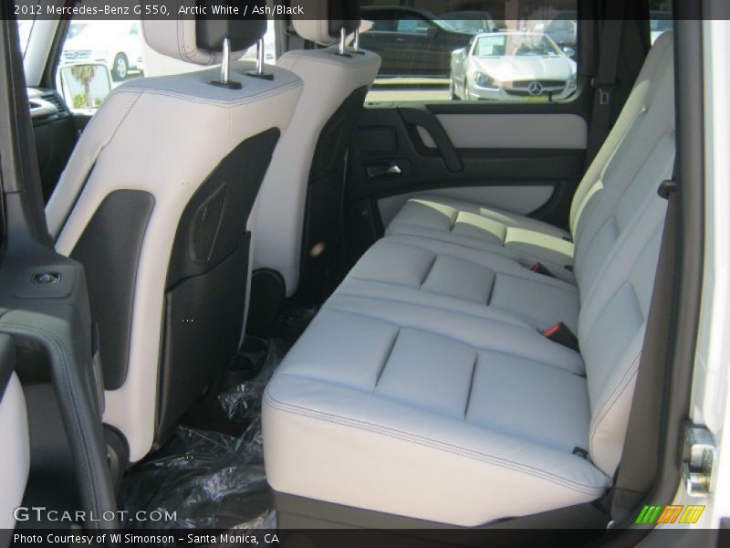  2012 G 550 Ash/Black Interior