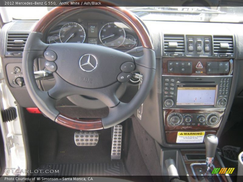 Dashboard of 2012 G 550