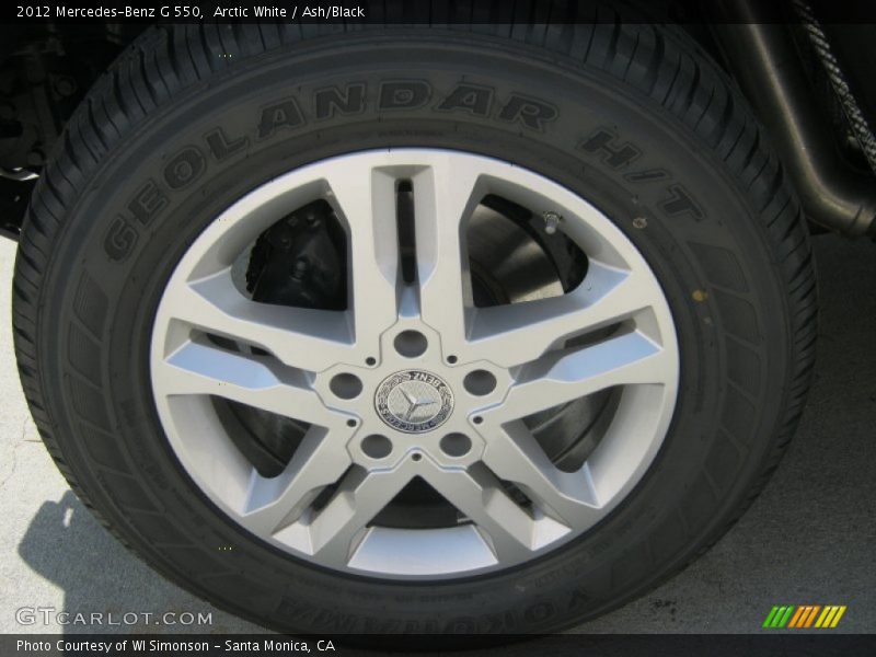  2012 G 550 Wheel
