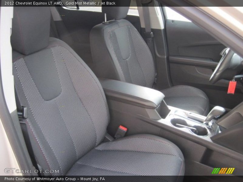 Gold Mist Metallic / Jet Black 2012 Chevrolet Equinox LT AWD