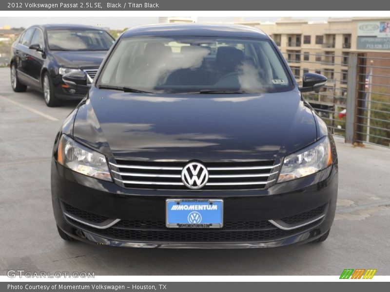 Black / Titan Black 2012 Volkswagen Passat 2.5L SE