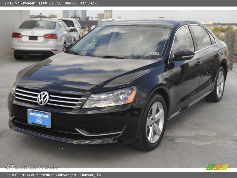 Black / Titan Black 2012 Volkswagen Passat 2.5L SE