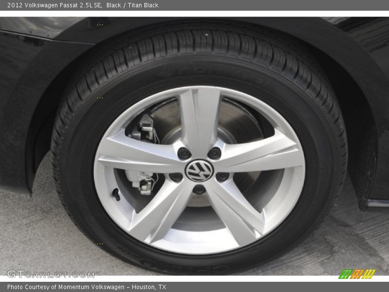 Black / Titan Black 2012 Volkswagen Passat 2.5L SE