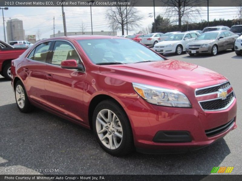 Crystal Red Tintcoat / Cocoa/Light Neutral 2013 Chevrolet Malibu ECO