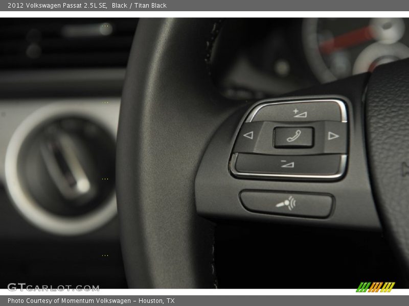 Black / Titan Black 2012 Volkswagen Passat 2.5L SE