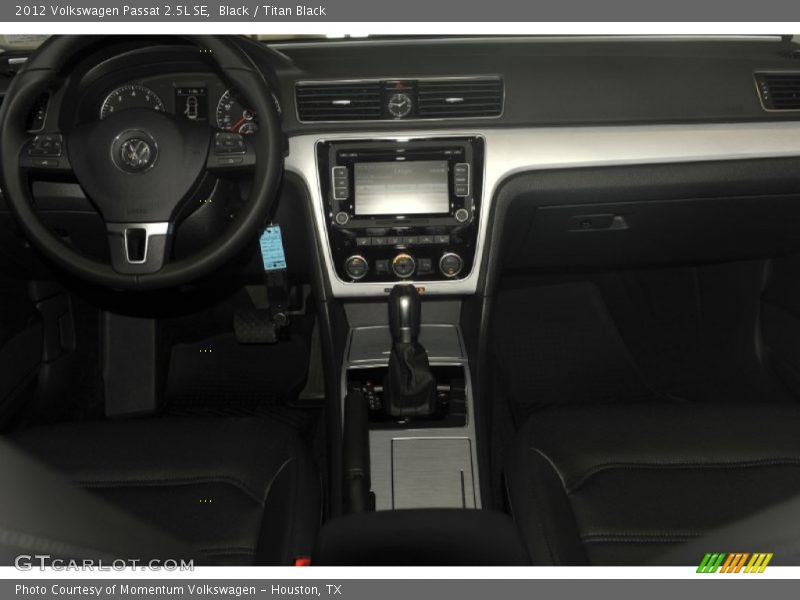 Black / Titan Black 2012 Volkswagen Passat 2.5L SE