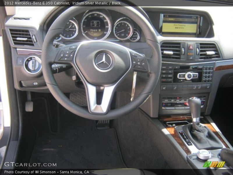 Iridium Silver Metallic / Black 2012 Mercedes-Benz E 350 Cabriolet