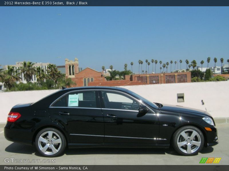 Black / Black 2012 Mercedes-Benz E 350 Sedan