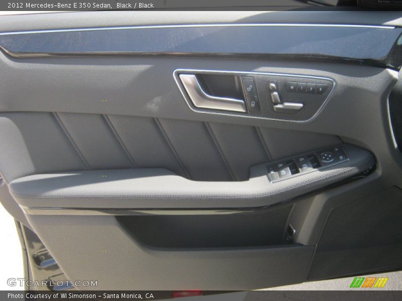 Black / Black 2012 Mercedes-Benz E 350 Sedan