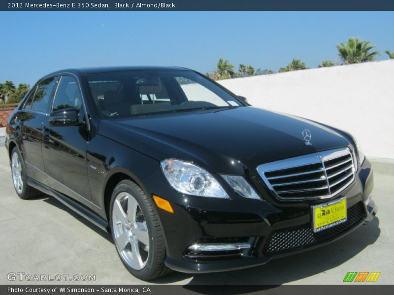 Black / Almond/Black 2012 Mercedes-Benz E 350 Sedan
