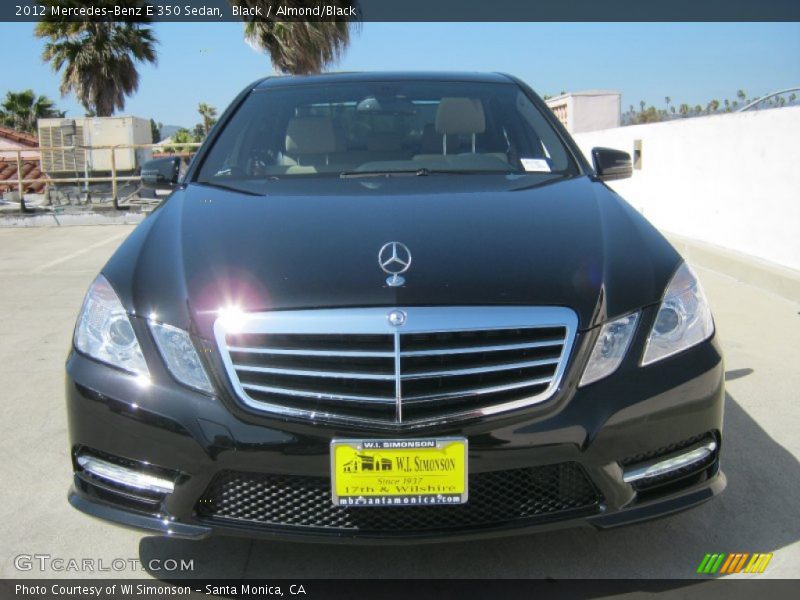 Black / Almond/Black 2012 Mercedes-Benz E 350 Sedan