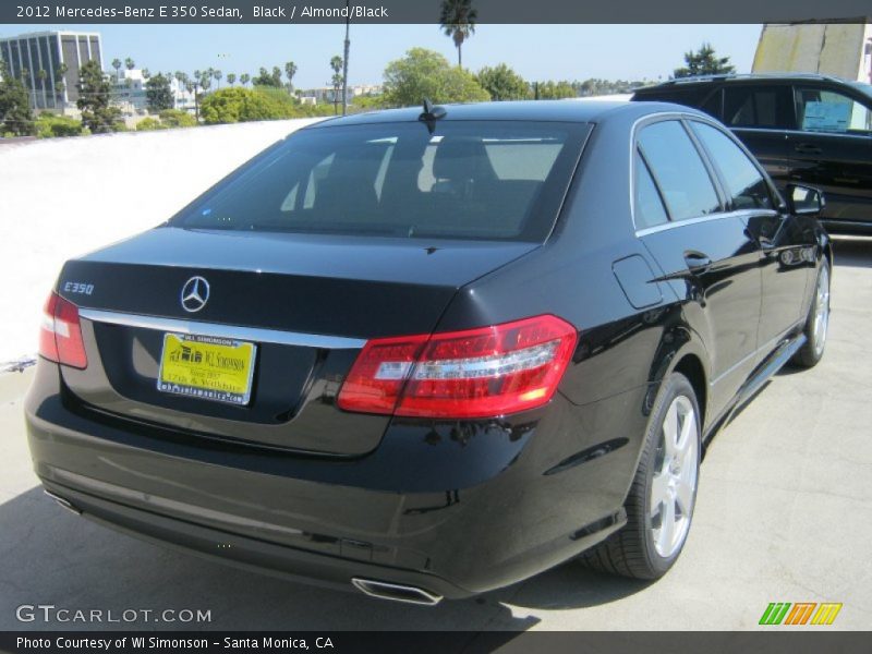 Black / Almond/Black 2012 Mercedes-Benz E 350 Sedan