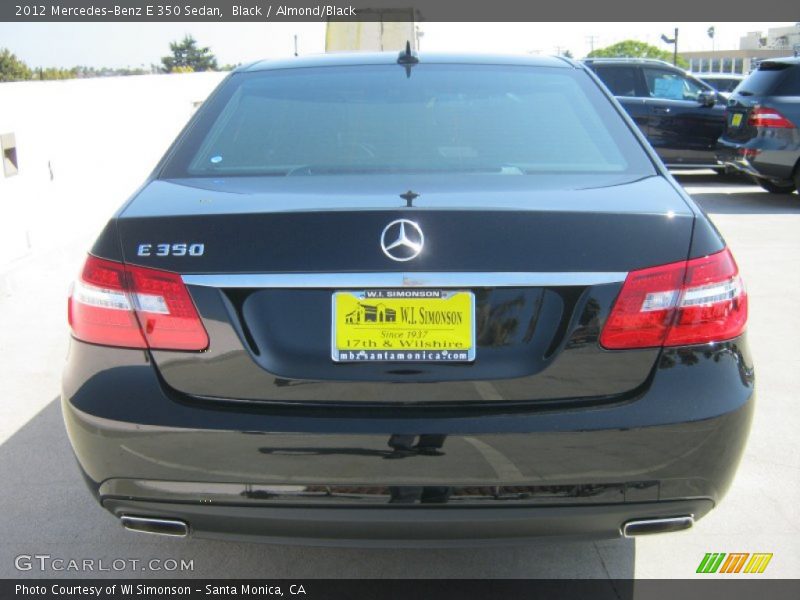 Black / Almond/Black 2012 Mercedes-Benz E 350 Sedan