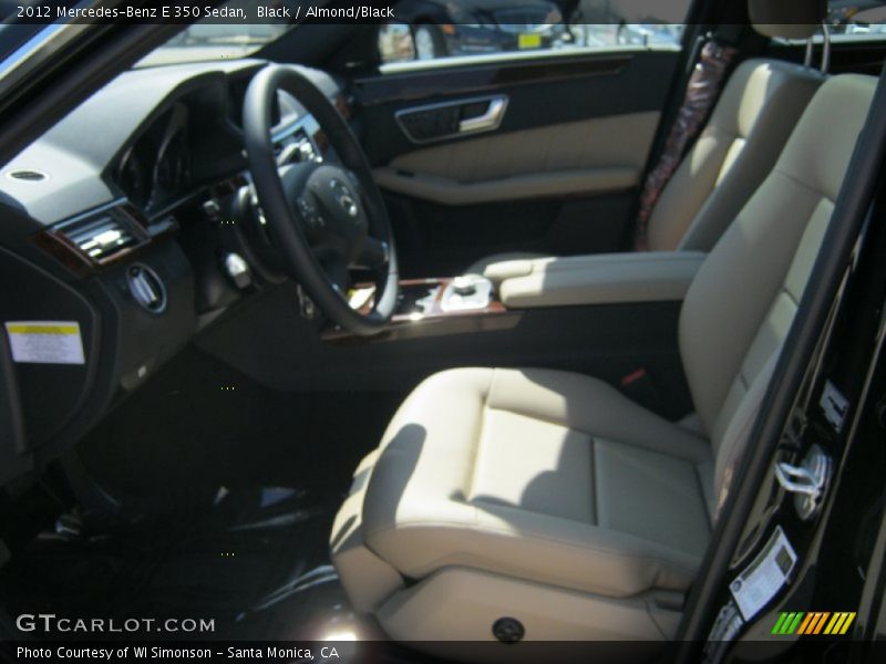 Black / Almond/Black 2012 Mercedes-Benz E 350 Sedan