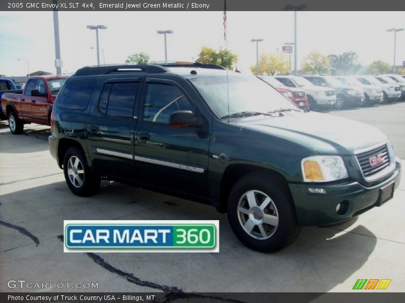Emerald Jewel Green Metallic / Ebony 2005 GMC Envoy XL SLT 4x4