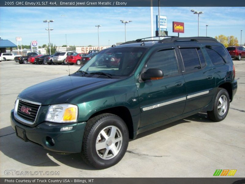 Emerald Jewel Green Metallic / Ebony 2005 GMC Envoy XL SLT 4x4