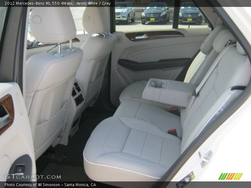  2012 ML 550 4Matic Grey Interior