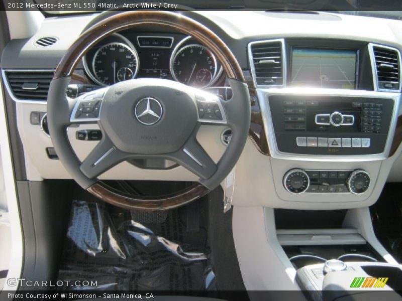 Dashboard of 2012 ML 550 4Matic