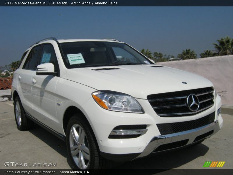 Arctic White / Almond Beige 2012 Mercedes-Benz ML 350 4Matic