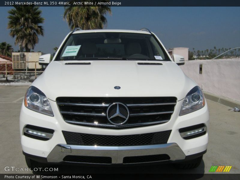 Arctic White / Almond Beige 2012 Mercedes-Benz ML 350 4Matic