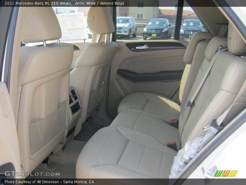 Arctic White / Almond Beige 2012 Mercedes-Benz ML 350 4Matic