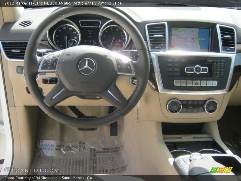 Arctic White / Almond Beige 2012 Mercedes-Benz ML 350 4Matic