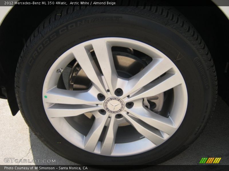 Arctic White / Almond Beige 2012 Mercedes-Benz ML 350 4Matic