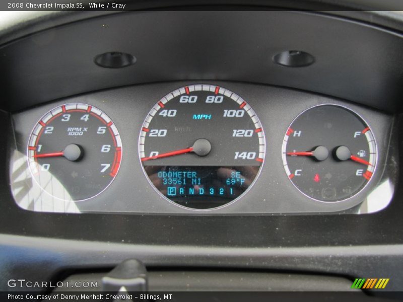  2008 Impala SS SS Gauges