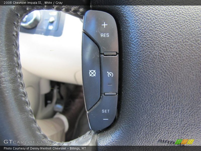 White / Gray 2008 Chevrolet Impala SS
