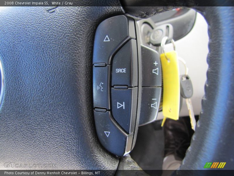 White / Gray 2008 Chevrolet Impala SS