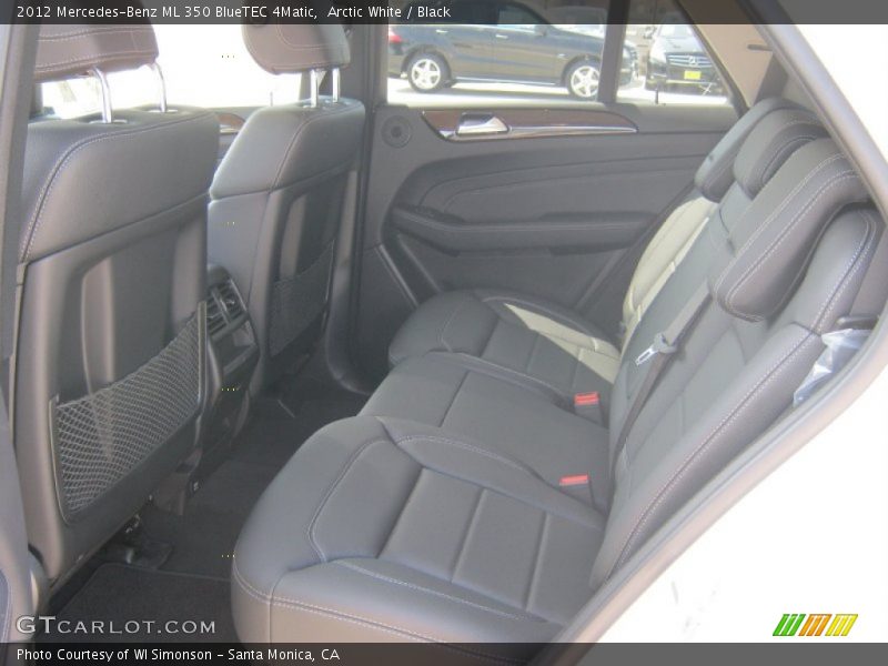 Arctic White / Black 2012 Mercedes-Benz ML 350 BlueTEC 4Matic