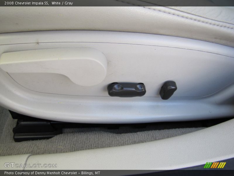 White / Gray 2008 Chevrolet Impala SS