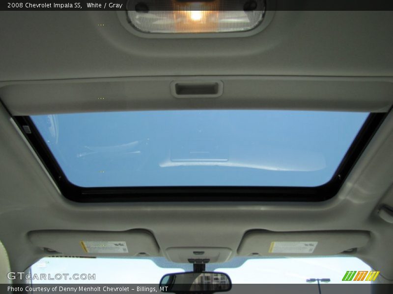 White / Gray 2008 Chevrolet Impala SS