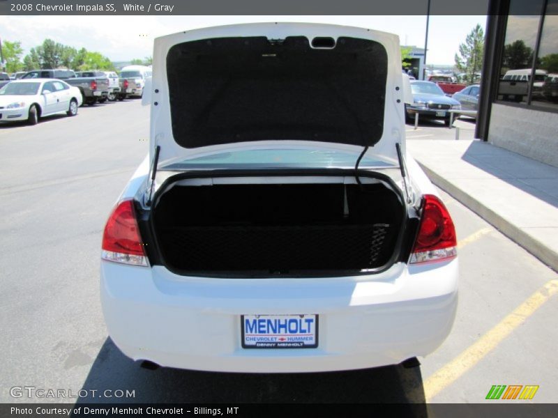 White / Gray 2008 Chevrolet Impala SS