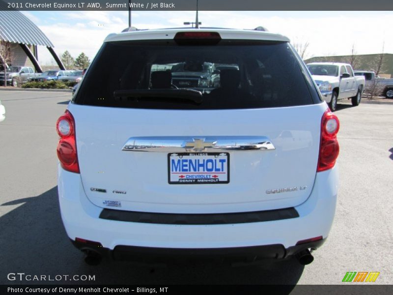 Summit White / Jet Black 2011 Chevrolet Equinox LT AWD